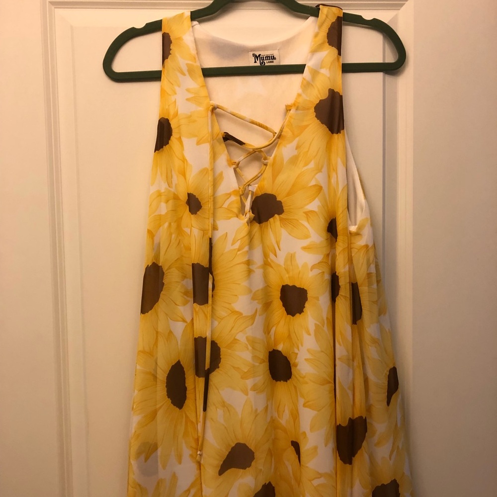 Show Me Your Mumu Rancho Tunic Sunflower Club - L